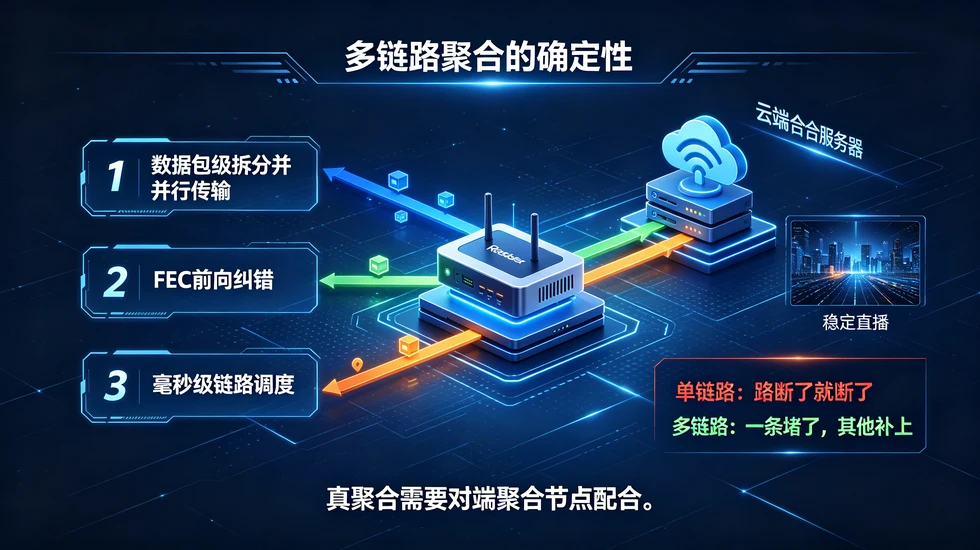 多链路聚合的确定性