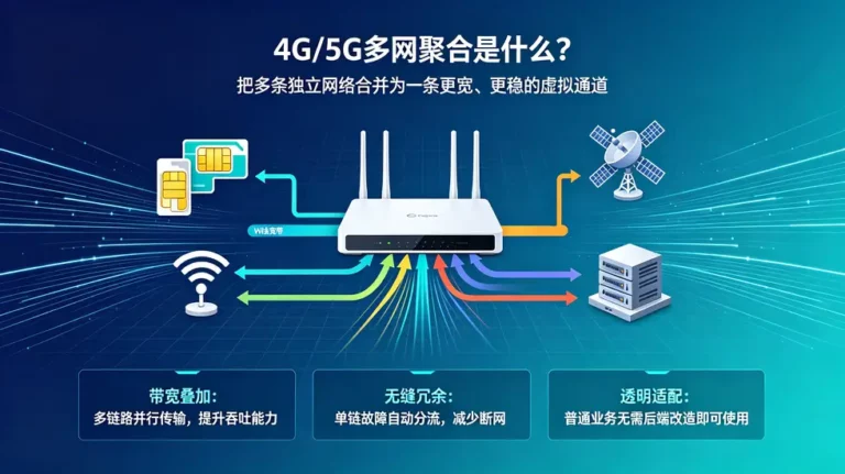 什么是4G/5G多网聚合路由器