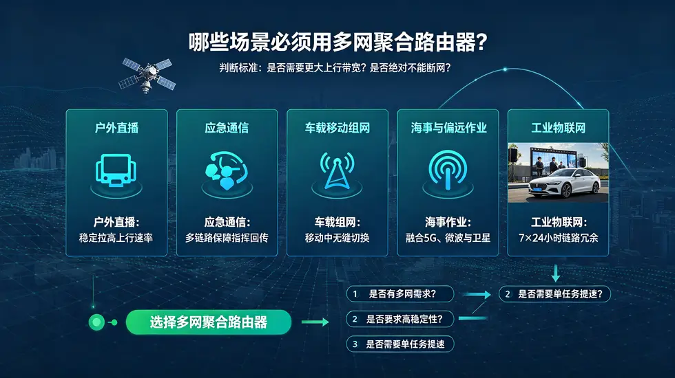 多网聚合路由器的应用场景